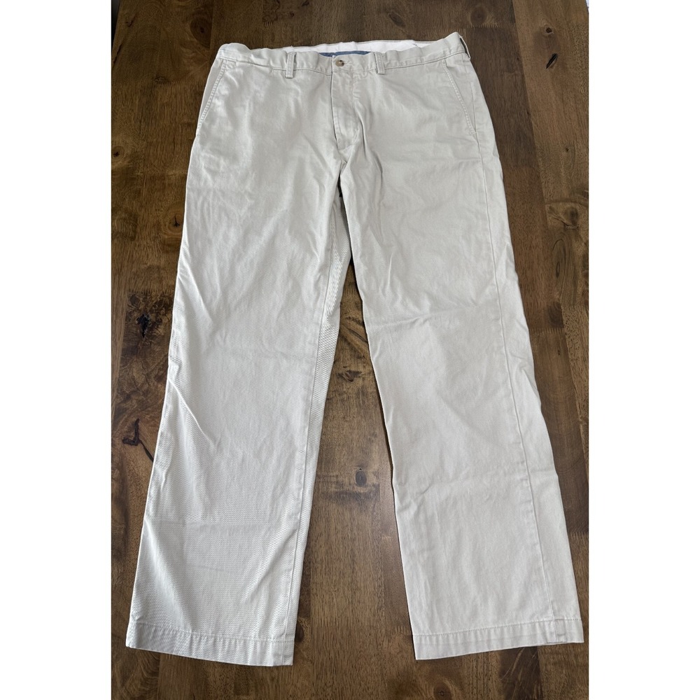 EUC Mens Polo Ralph Lauren classic fit khaki pants chino flat front size 36x30
